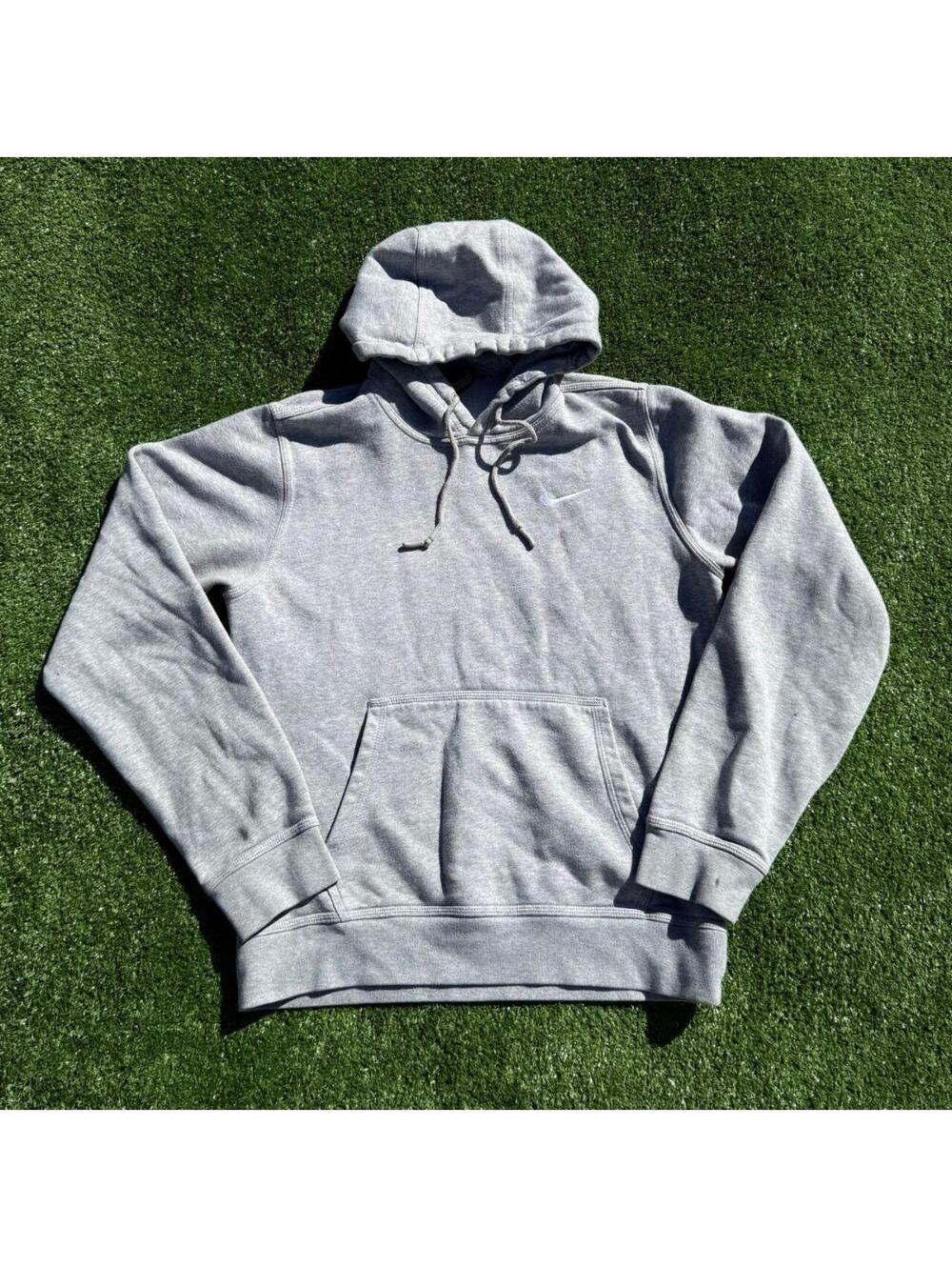 Vintage Nike Grey Hoodie Black Tag Size S